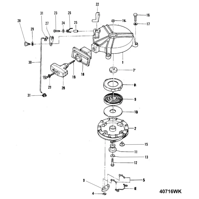 4 / 5 Handstarter s/n 9477830 bis 9542670