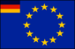 Flagge EU-Deutschland 20 x 30 cm