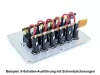 Sechsfach Schalttafel 12 Volt
