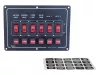 Sechsfach Schalttafel 12 Volt horizontal