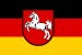 Flagge Niedersachsen 20 x 30 cm