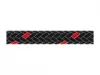 4 mm, schwarz / Kennfaden rot