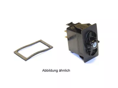 Carling Wippschalter-Unterteil V-Serie An/Aus/An ohne LED rastend