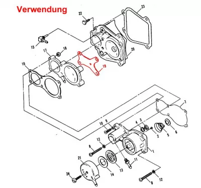 Quicksilver Dichtung für Kraftstoffpumpe 27-F658803